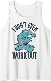 [Disney] Pixar Monsters Inc Sulley I Don't Even Work Out Tank Top
