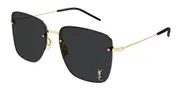 Saint Laurent SL 312 M Asian Fit 013 Men's Sunglasses Gold Size 58