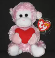 TY MISCHIEF the MONKEY BEANIE BABY - MINT with MINT TAG