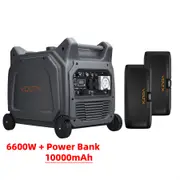 VoltX 6.6KW Inverter Generator 2 Wire Start + 10000mAh Power Bank