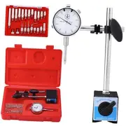 Dial Indicator with Magnetic Base 0 1) 0-1.0" Tester Gage, 0.001" Precision
