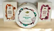 Dove Limited Edition Plum Berry, Gingerbread & Peppermint Bark Soap & Scrub set
