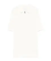textured polo shirt XL,L,M BIANCO