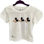 Adidas Disney Mickey Goofy Donald Infant Baby 9 Months T Shirt