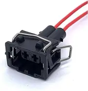 2-pin Automatic 3.5mm Steering lamp Socket Connector Wire Harness Automotive Waterproof Electronic Connector with Cable 357972752(1 Pc)