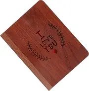 [GETAJGHSD] Diy Photo Album Wooden Scrapbook for Wedding Creative Picture Book for Family Memory