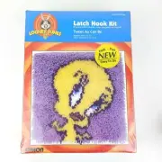 Loony Tunes Tweety Bird Tweet As Can Be Latch Hook Kit LT0028 Caron VTG 2001