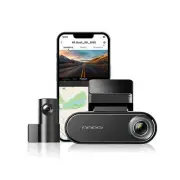 DDPAI 4K Car Dash Cam Front and Rear 2160P+1080P Dashcam Built-in 32G eMMC Vo...