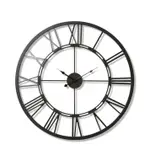 [James Lane] Kingston Wall Clock Black Round - 70cm