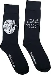 Beyond Happy Millwall Football Crest Socks - UK 7-11 'No One Likes Us' London's Famous Fans Cotton Rich Socks, Multicolour, One size