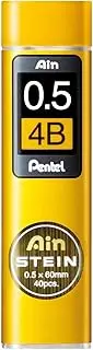 Pentel Mechanical Pencil Lead, Ain Stein, 0.5mm, 4B (C275-4B)