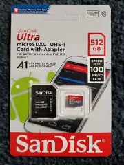 SanDisc Ultra Micro SDXC UHS-1 A1 512GB with Adapter