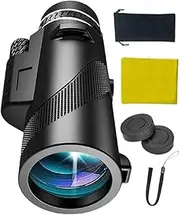 Telescopes for Adults Astronomy | Monocular Telescope for Smartphone | High Vision 80X Magnification Portable Compact Design for Bird Watching Stargazing Star Astronomy Hunting Travel