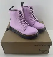 DOC MARTENS Boots Girls Pale Pink US Size 12 Kids Combat Spring NIB