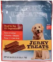 Jerky Treats Tender Strips Dog Snacks Beef 60 oz. 3.75 lbs Jerky-hl Jerky-7q (60