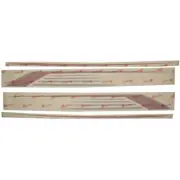 Larson Boat Graphic Hull Decal 8161212 | LX Red Silver (Set Of 4)