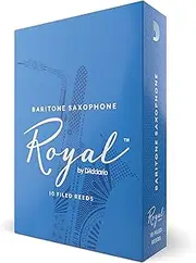 Royal by D'Addario Baritone Sax Reeds, Strength 3.0, 10-pack