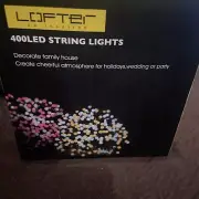 New 400 Fairy String Lights, Christmas Tree, Wedding Or A Party White/peach Plug