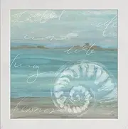Frame Company Watson Range Seaview III by Daphne Brissonnet, Photo Frame - 12 x 12 Inches, White