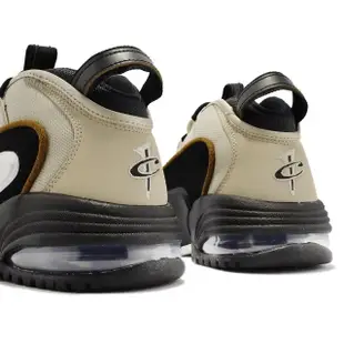 【NIKE 耐吉】休閒鞋 Air Max Penny 1 Rattan 黑 白 卡其 男鞋 哈德威 籃球鞋(DV7442-200)
