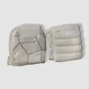 $48 Graccioza White Petra 630 Thread-Count & Amalia 720 Washcloth 2 Pack