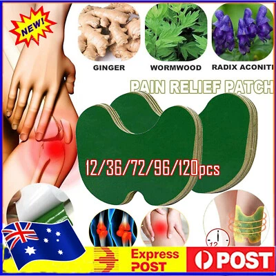 Wormwood Knee Plaster Sticker Wellnee Back Neck Pain Joint Ache Relief Patch Pad
