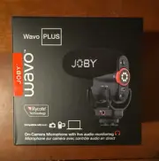 Brand New JOBY Wavo PLUS On Camera Vlogging Microphone Super Cardoid High Pass