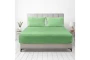 Fitted Sheet 40cm Deep Pocket 1000TC Microfiber Comfort Soft (Avocado)