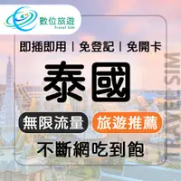 在飛比找PChome24h購物優惠-【數位旅遊】泰國上網卡5天．無限流量吃到飽