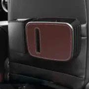 Backseat Car Tissue Holder Organizer w/ Trash Bin Hanging Tissue Box Holder Case (for: Porsche)