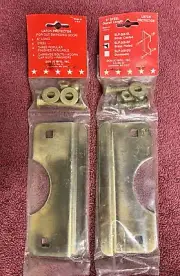 Don Jo MFG 6" Latch Protector Brass Plated Steel 12-Ga SLP-206-BP 1-Pc