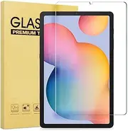 [Lnuyefn] Screen Protector For Samsung Galaxy Tab S6 Lite 10.4 Inch 2024/2022/2020（Model: SM-P610/P613/P615/P619/P620/P625), 9H Hardness Tempered Glass Film with S Pen, Scratch Resistant, bubble free Clear