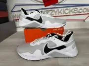 Nike Legend Essential 2 CQ9356-002 RUNNING work out gym WHITE BLACK SZ 13