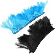 Toddmomy Motorcycle Helmets Mohawk Wig Accessory Bike Helmet Trim Decorations Hair Add-ons 2pcs Reusable Decorations for Outdoor Biking