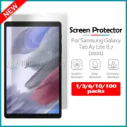 1-100 Lot LCD Clear Screen Protector for Samsung Galaxy Tab A7 Lite 8.7 (2021)
