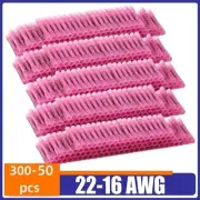 50-300X 22-16AWG Heat Shrink Wire Splice Butt Terminals Connectors Seal Crimp