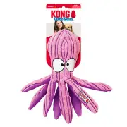 KONG CUTESEAS OCTOPUS SQUEAKER - CRINKLE SOUND - PLUSH DOG TOY - Large 12.5"