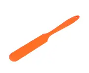 Cake Cream Butter Spatula Mixing Batter Scraper Brush Silicone Baking Cook Tool Orange