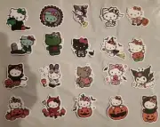 Lot of 20 Assorted Hello Kitty Halloween Horror Stickers
