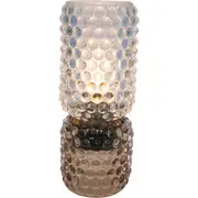 LVD Led Glass Home/Room Bedside Lamp Light Tabletop Decor 21cm Amber/Blue