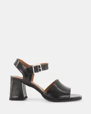 Shelly Shen Berry/Black Patent Womens Heels 37