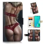 ( For Oppo A16s ) Wallet Flip Case Cover AJ23649 Sexy Girl