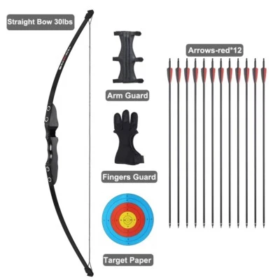 30 pound recurve archery set