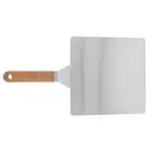 Stainless Steel Pizza Turning Peel Square Pizza Paddle Oven Pizza Server Tray