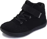 [WHITIN] High Top Boys/Girls Wide Barefoot Shoes + Zero Drop + Minimalist Sneaker for Little/Big Kids