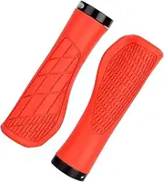 Handle Bar Grips, Anti-Slip Bikes Handlebar Wraps, Locking Shock-Absorbing Grips for Dirtbike Racing Road Touring Mountain Commuting Beach Cruising Cycling