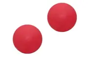 (2) Pet Big Dog Balls Chew Glow In The Dark Ball 3.5 Toys Puppy Play Fetch Pink