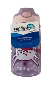 Contigo Kids Aubrey Unicorn Water Bottle Spill And Leak Proof 14oz