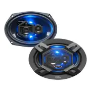 BOSS Audio Systems B69LED 500 W 6 x 9? Car Speakers - 3 Way, Coaxial (pair)