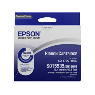 EPSON 原廠色帶 / 盒 S015535 LQ-680C LQ-670C